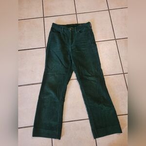 Rag & Bone Forest Green Corduroy Trousers